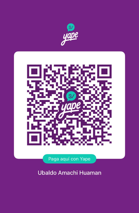 Código QR para pagar con Yape